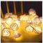 10 Rose Flower led string lights Battery Wedding Valentine's Day Party garden Xmas Christmas outdoor daylight Decor