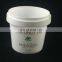 Food grade logo printing yogurt container 1l plastic tubs