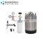 New 10 Litre 2.5Gallon Stainless Steel 304 Ball Lock Cornelius style Beer Keg with Pressure Relief Valve for Homebrewing