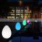 IP 68 IP degree and 16 colors chaneable, Color Floated Led Illuminated egg Ball Light