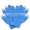 Custom Thicken Wool Mittens Crochet Women Men Acrylic Warm Knitted Glove Stretchy Winter Touch Screen Finger Knit Gloves