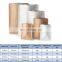 In Stock Heat Seal Bags Biodegradable Kraft Paper Mylar Aluminum Foil Packaging Pouch Sachet for Snack Cosmetic Cream