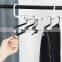 Non Slip Suit Logo Silver Customised Boutique Lingerie Swimsuit Black Metal Wholesale Cloth Hanger Rack