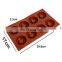 High Quality 8 Cavity Colorful Silicone Donut Baking Pan