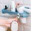 Wall Mounted Plastic Hair Dryer Holder Hair Dryer Rack for Bathroom