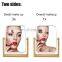 Vanity Makeup Mirror with Natural Bamboo Stand 3X Magnifying Makeup table Mirror