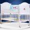 Multifunction New Zealand Pine Wooden Baby Cradle Crib Bed