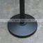 crowd control stanchion/retractable belt barrier stand/metal queue post