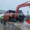 Сервис погрузки гусеничного экскаватора Hitachi ZX70, произведенного в Японии. Погрузка мини-экскаватора Hitachi 7 тонн в Шанхае