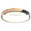 Nordic Macaron Ceiling Lamp LED Simple Modern Ultra-Thin Round Solid Wood Bedroom Ceiling Light