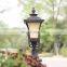 Best price antique style vintage decorative lighting for garden wall fixture glass aluminum outdoor post top light