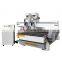 New Design Aluminium composite panel Woodworking Engraving Machine Double Heads Rotary CNC Router