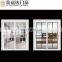 Aluminium alloy sliding glass balcony sliding door black French style aluminum sliding glass door