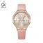 SHENGKE Elegant Woman Watches K0146L Romantic Girls Watch Wrist Shining Diamond Bezel Handwatch