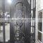 Nice safety modern design wrought iron patio security front single entry door price