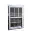 aluminium alloy single double hung window with grille design Thermal Break Anti Theft aluminum up down Hung Window with Nets Line
