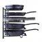 Multi-functional Save Space Heavy Duty Kitchen Countertop Cabinet 5 Tier M Shape Pantry Pan Pot Lid Organizer Rack Holder