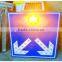 Best price road safety led solar lane device warning sign board