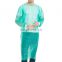 Disposable Gown Non-woven PP Isolation Gown green surgical gown