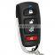 433.92 mhz metal 4 button wireless RF transceiver kit remote control with receiver