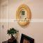 Decorative Wall Mirror Furniture Mirror Woven Bamboo Wholesale Vietnam Wall Art High Quality Round Modern Wall Mirror Home Decor