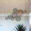 Set of 6 Bohemian Wall Decor, Hanger Wall Plate Seagrass Placemat Baskets with Flower Patterns
