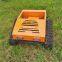 China made remote control bank mower low price for sale, chinese best remote control slope mower with tracks