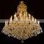Custom hotel project chandelier gold large maria theresa luxury crystal chandeliers