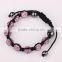 New Jewelry shamballa crystal beads macrame bracelets wholesales neon shamballa bracelets!! !!