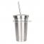 16 stianless steel straw tumbler non-toxic BPA free stainless steel ice cubes                        
                                                                                Supplier's Choice