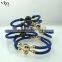 2016 Hot Products Classic Models Charm Genuine Men Leather Python/ Stingray Bracelet VJPT-071B