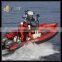 Rib inflatable boat with outboard motor