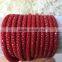 Genuine Polished Stingray Skin Cord Fresh Red Color Skin Leather Rope for Bracelet