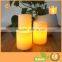Flameless Candles Battery Operated Real High Quality Wax LED Light Set of 3 Weatherproof Style Candles