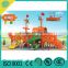 MBL02-R119 wood play structure kindergarten playground equipment