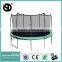 15ft big heavy duty amusement trampoline jumping with round fitness mats