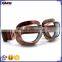 BJ-GT-013 Copper frame googles Clear Lens motorcycle glasses wholesale motocross googles for Harley