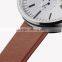 Polished 316L stainless steel 42mm strap leather or rubber changeable multifunctions technos watch