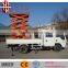 10m truck mounted scissor lift platform