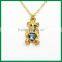 Birthstone Bear Gift Necklace