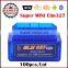 Latest version Super Mini ELM327 Bluetooth V2.1 OBD2 OBD II CAN-BUS car diagnostic interface with good feedback