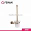 Classic Style Brass Antique Bronze Curved Toilet Brush Holder