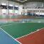 Guangzhou manufacturer of silicone PU flooring for indoor sport rubber flooring