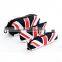 Custom printed zipper pencil case UK flag pen bag