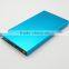 Portable metal slim mobile power bank with flashlight 4300mAh