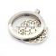 New design silver coin pendant holder,coin locket for women