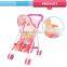 China Factory 2016 Baby Toys Child Toy Pet Stroller for Sale With Doll