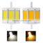 R7S 5W COB 78mm J78 LED Corn Lamp Bulb Light Floodlight Energy Saving High Brightness AC85-265V hot