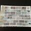 Pearl color mosaic glass bathroom accessory set