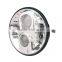 High power led car headlight 7" Round LED Head lamp 48W Car Led Headlights H4 H13 for Jee-p Wrangler Toyota Harley